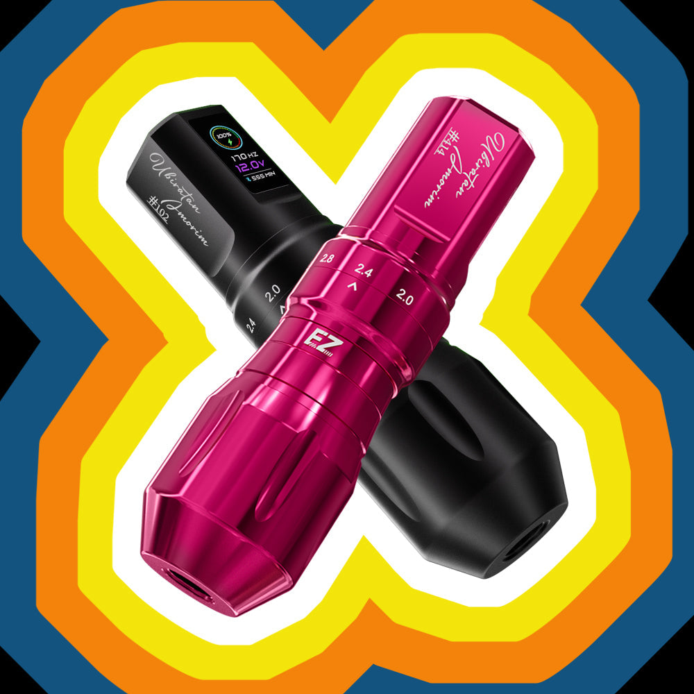 EZ P3 Pro & Ubiratan Amorim Wireless Tattoo Pen Machine - Special Limited Edition - EZ TATTOO SUPPLY