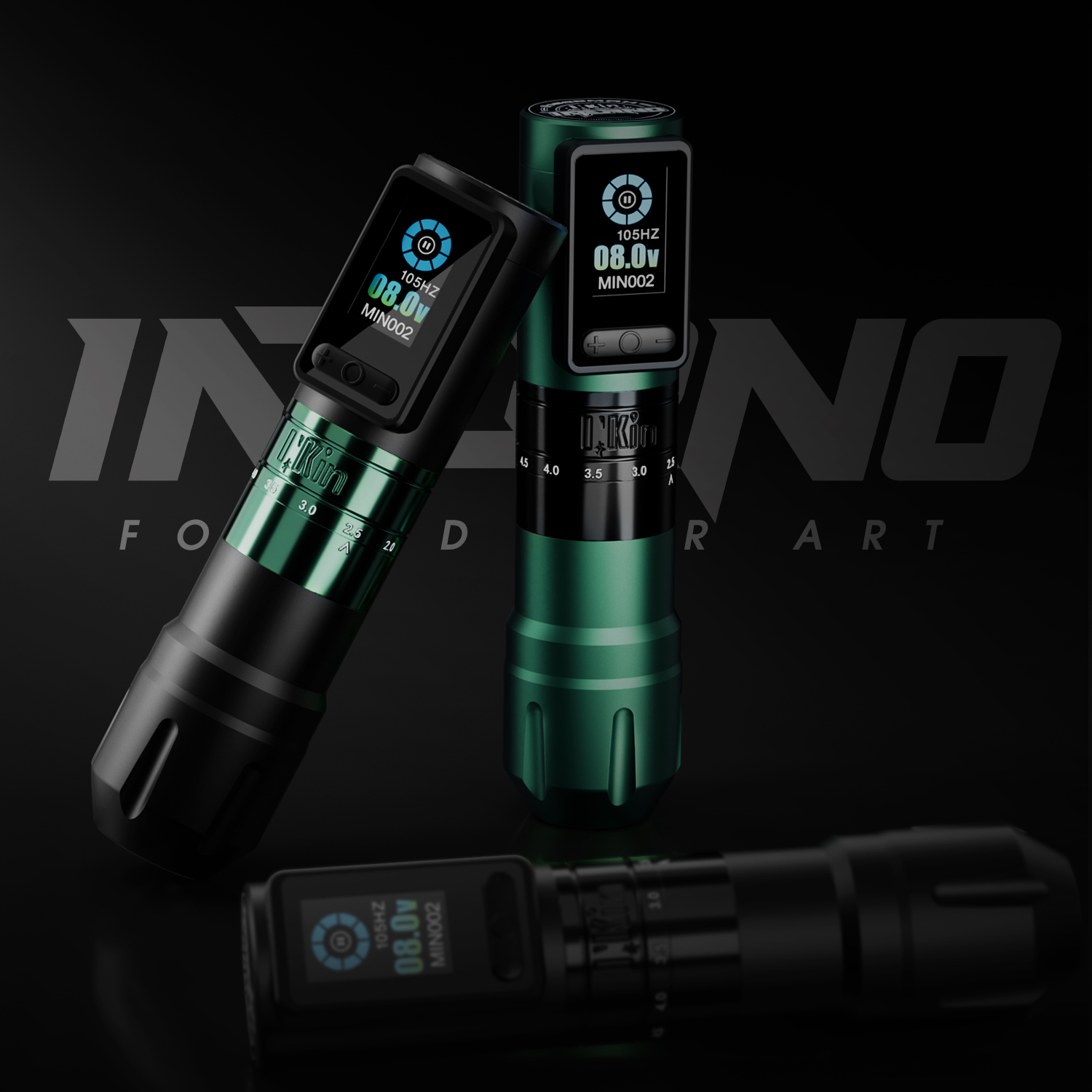 Inferno （2.0mm-4.5mm）Wireless Tattoo Machine Adjustable Stroke - EZ TATTOO SUPPLY