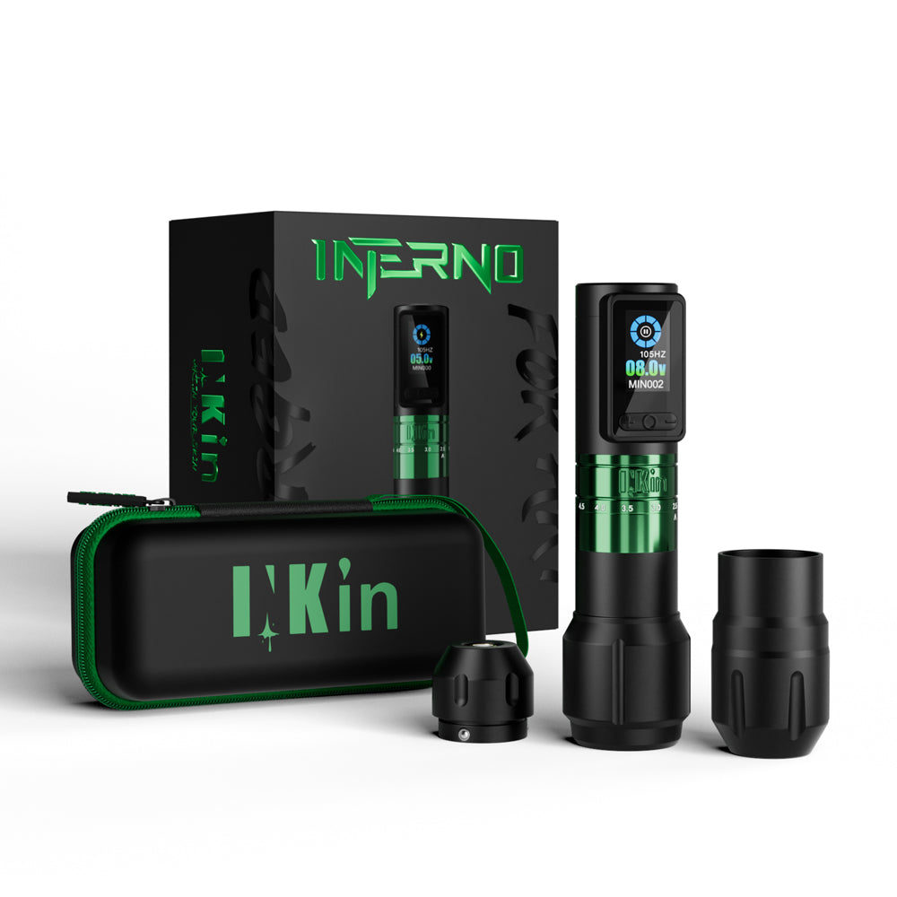 Inferno （2.0mm-4.5mm）Wireless Tattoo Machine Adjustable Stroke - EZ TATTOO SUPPLY