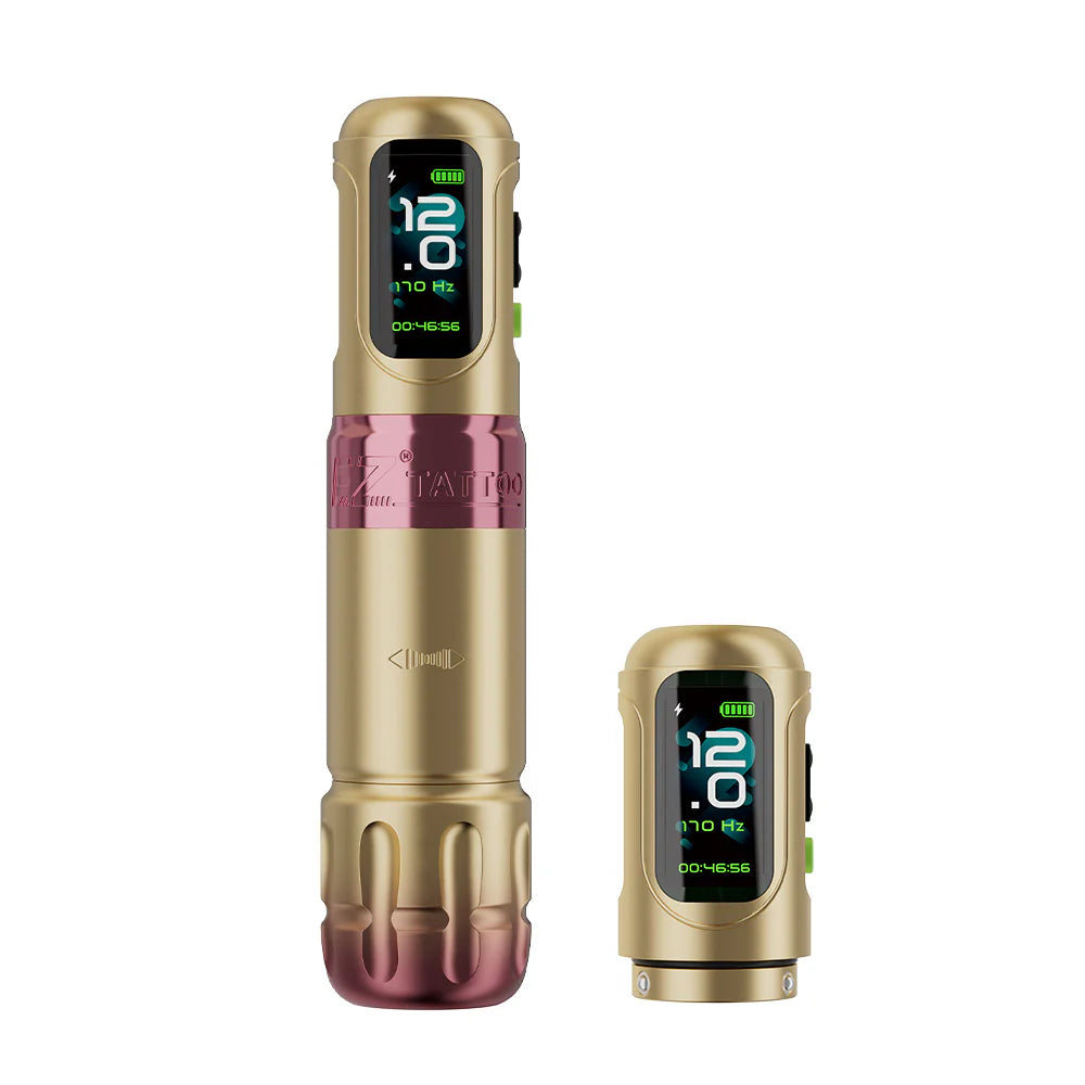 EZ P6 Turbo Direct Drive Adjustable Stroke Wireless Tattoo Machine 1.0–5.0mm
