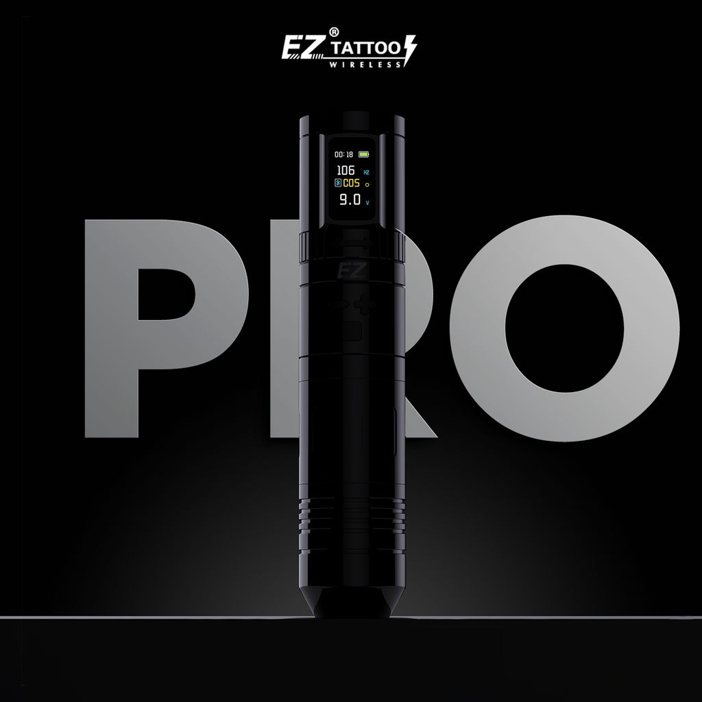 EvoTech Pro Wireless Battery Tattoo Pen Machine - EZ TATTOO SUPPLY