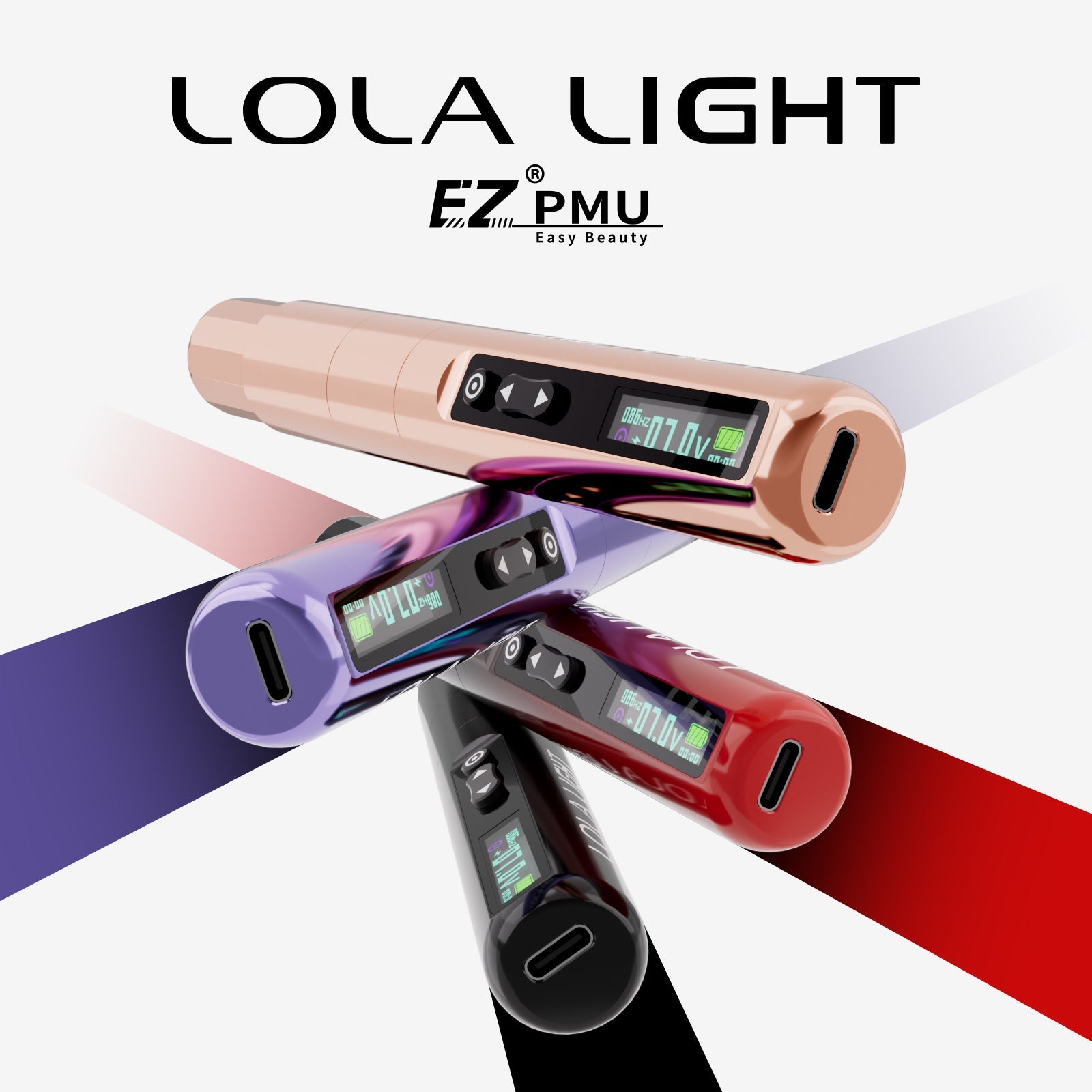 EZ LOLA LIGHT Wireless PMU Machine - EZ TATTOO SUPPLY