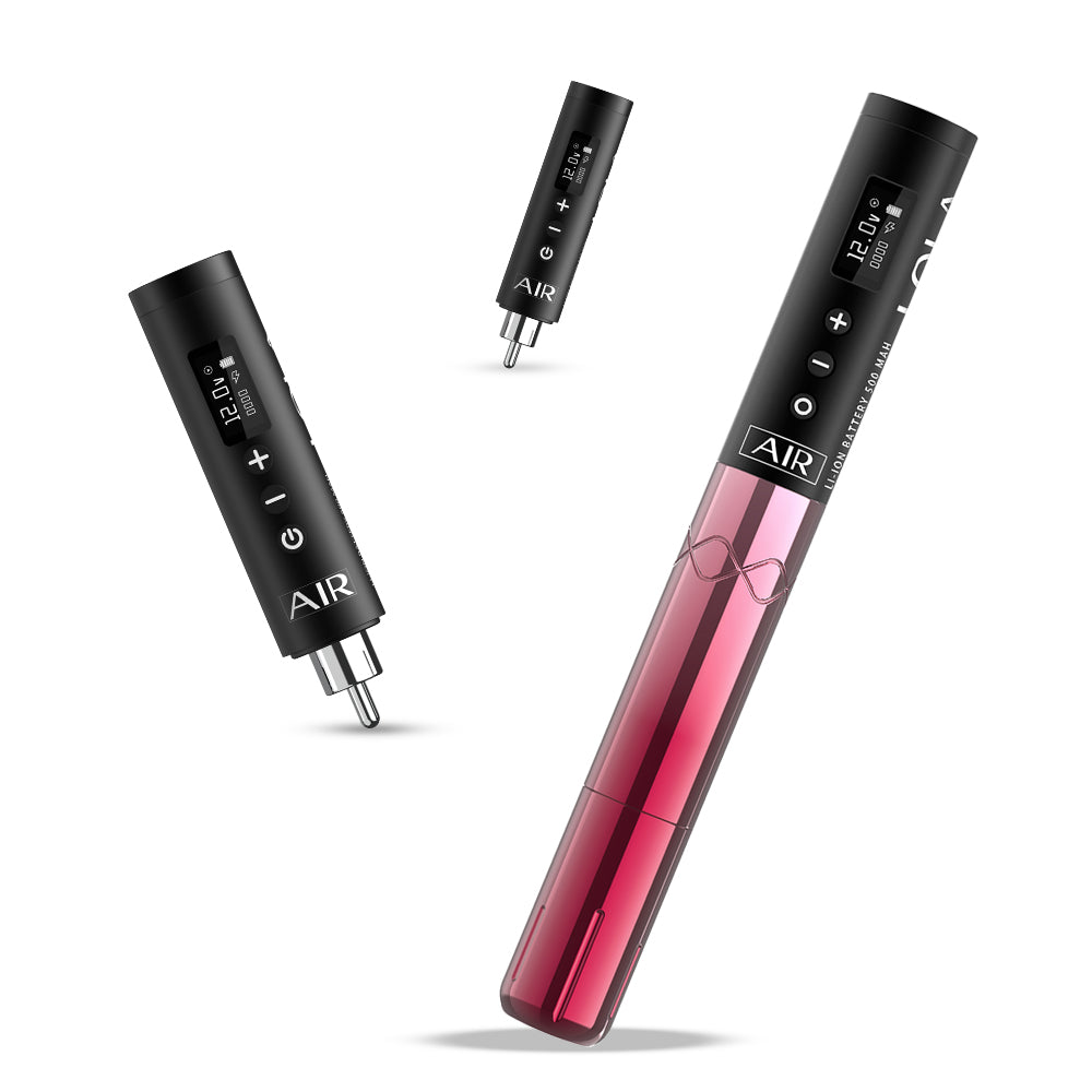 LOLA AIR Wireless Battery PMU Pen Machine(3 Batteries) - EZ TATTOO SUPPLY