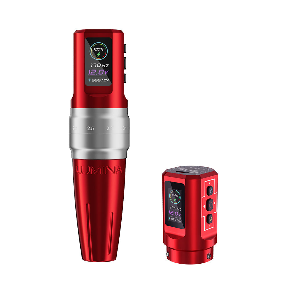 EZ P3 Pro Lumina Wireless Battery Adjustable Stroke Tattoo Machine - EZ TATTOO SUPPLY