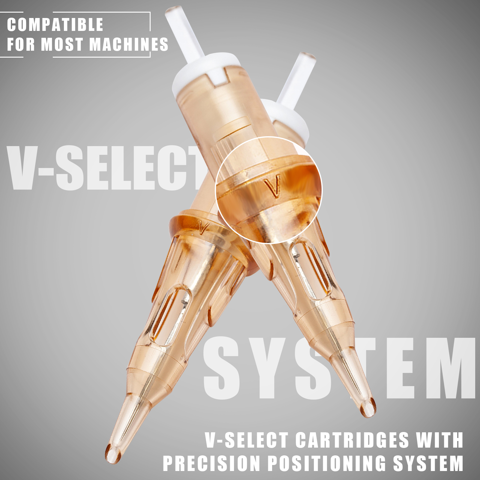 EZ tattoo V-Select cartridge needles Round Liner - EZ TATTOO SUPPLY