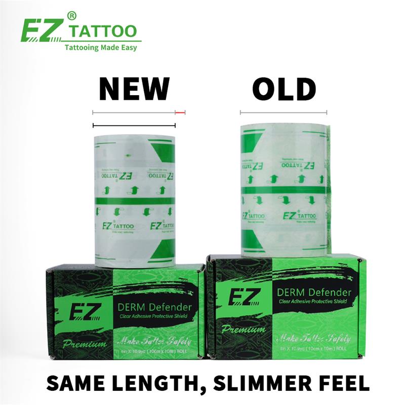 Derm Defender Tattoo Adhesive Protective Shield - Premium - EZ TATTOO SUPPLY