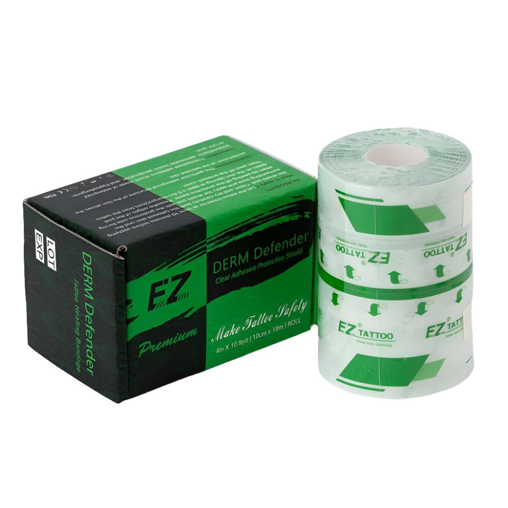 Derm Defender Tattoo Adhesive Protective Shield - Premium - EZ TATTOO SUPPLY