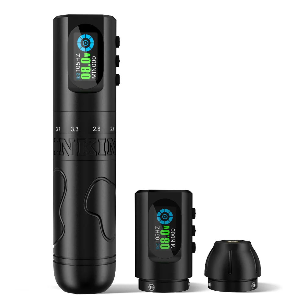Inkin Inkflexo Adjustable Stroke Wireless Tattoo Machine - EZ TATTOO SUPPLY