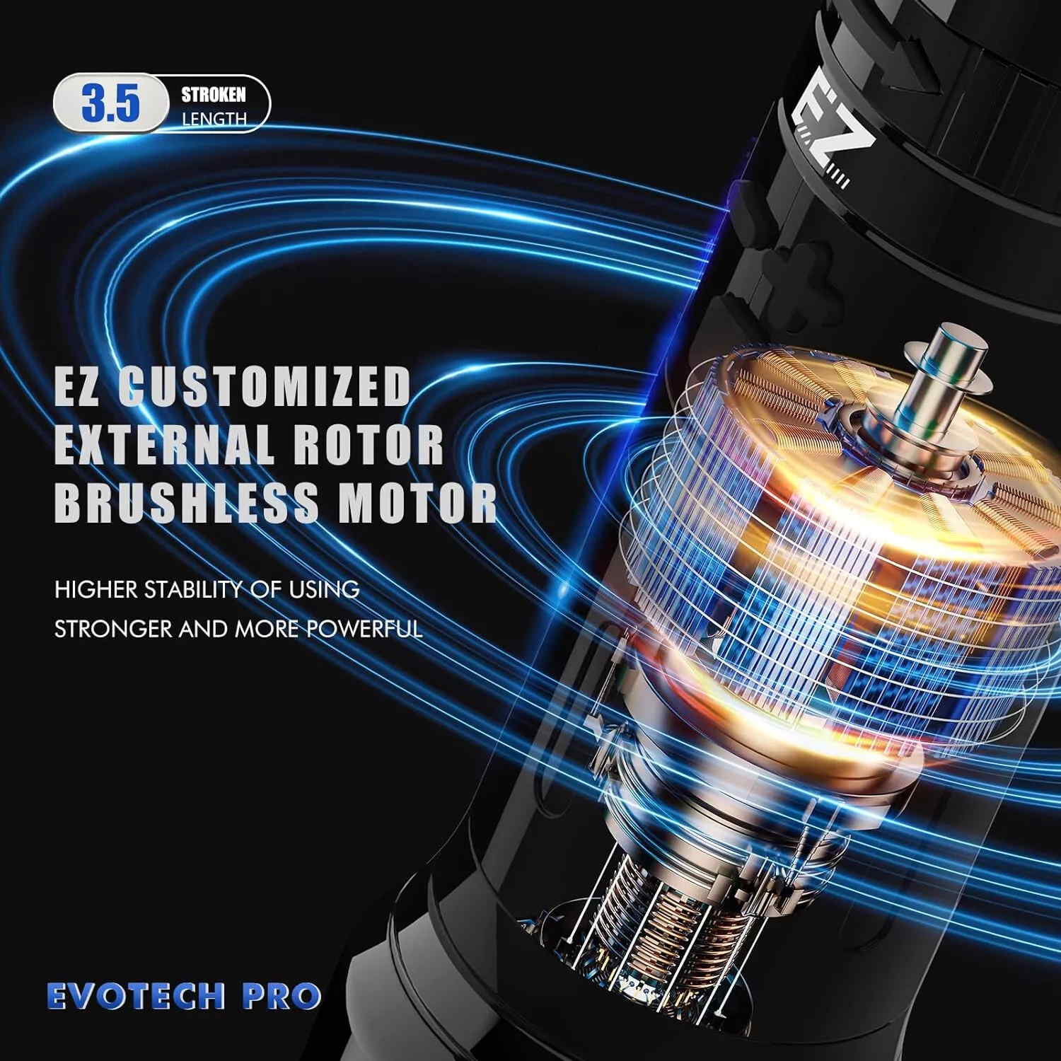 EvoTech Pro PWM speed adjustment Wireless Battery Tattoo Pen Machine - EZ TATTOO SUPPLY