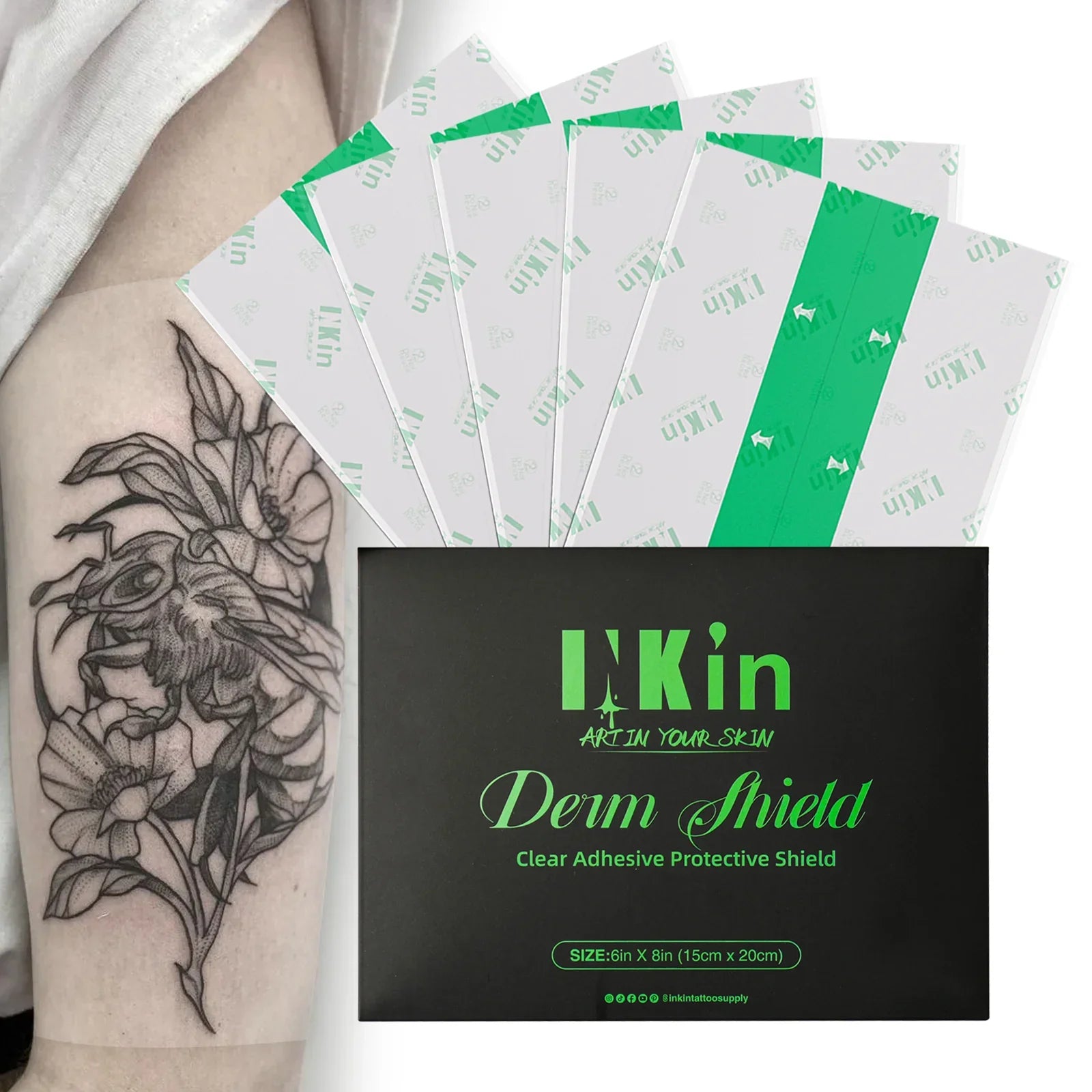 INKin Tattoo Aftercare Derm Defender-Easy to use version - EZ TATTOO SUPPLY