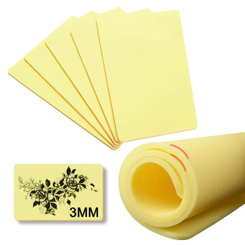 Big Size Extra Thick Soft Real Silica Blank Tattoo Practice Skin（3mm） - EZ TATTOO SUPPLY